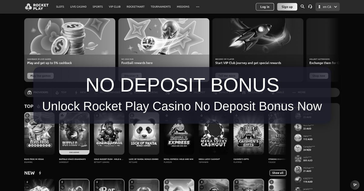 Rocket Play Casino No Deposit Bonus Explained Clearly